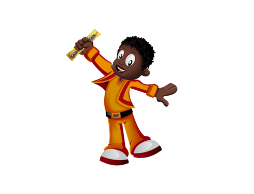 Mascot Candengue Angola design