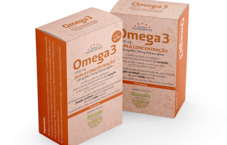 Borelis Embalagem Caixa Omega3 3D