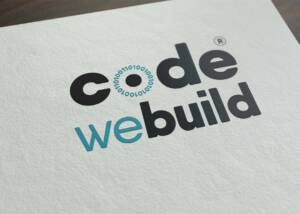 code we build logo