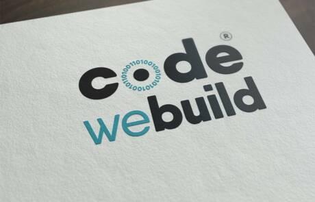 code we build logo