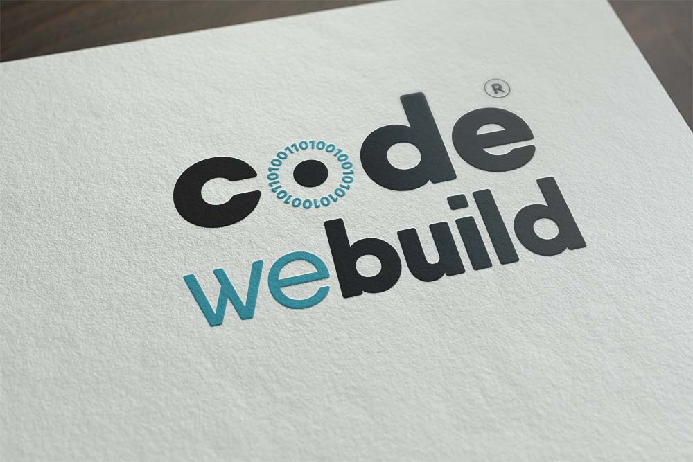 code we build logo