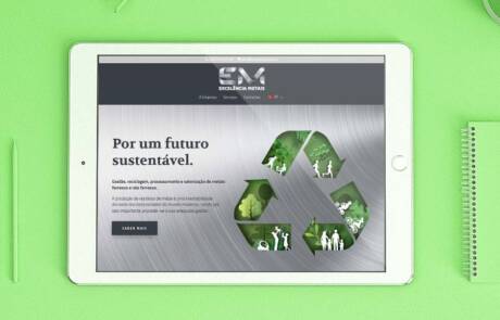 Desenvolvimento de website para a empresa Excelência Metais.