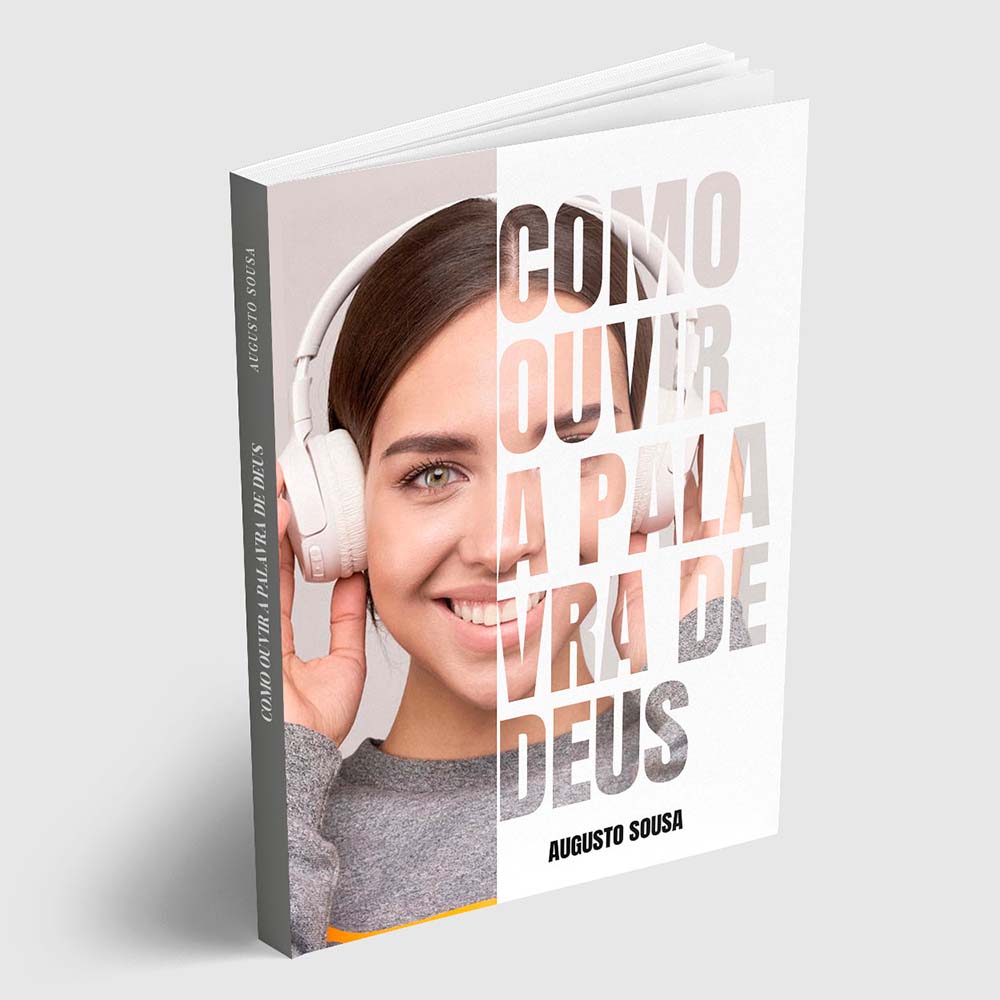 design editorial livro como ouvir a palavra de deus
