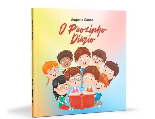 Paginação e design de capa do Livro Infantil Pãozinho Diário
