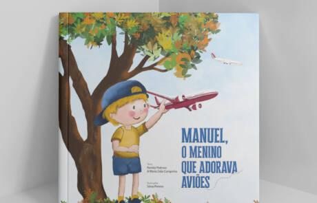 paginação design de capa manuel o menino que adorava aviões