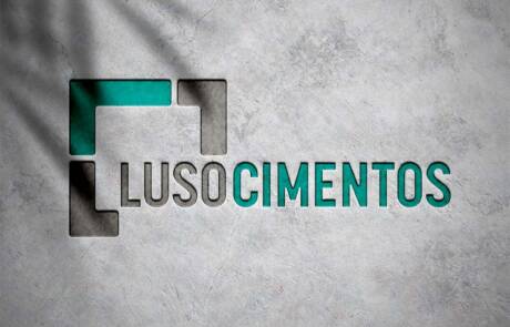 lusocimentos criação de logotipo